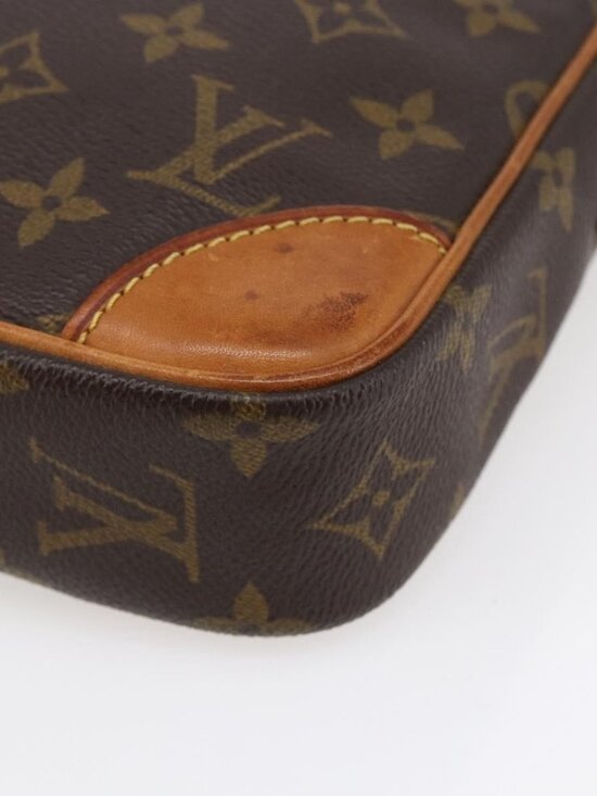Authentic LOUIS VUITTON Monogram Danube Shoulder Bag M45266 LV - Picture 6 of 16